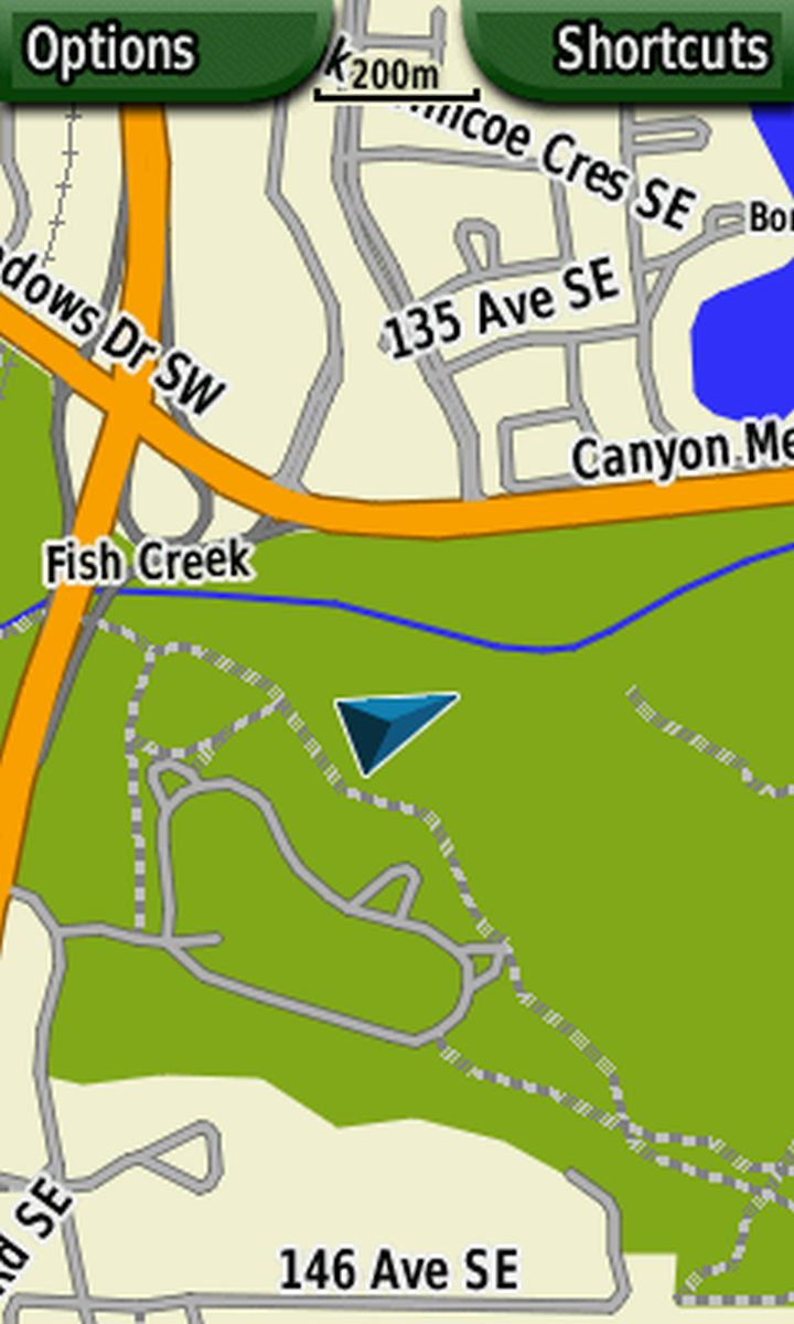 Fish Creek Park without trails